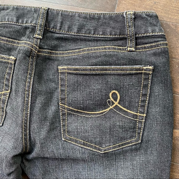 LOFT Faded Black/Gray Slim Boot Jeans Size 6 - Picture 2 of 10